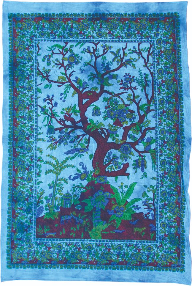 Cotton Printed Throws single 